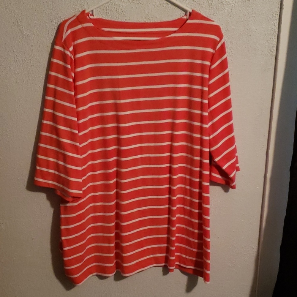 Womens plus size stripped shirt